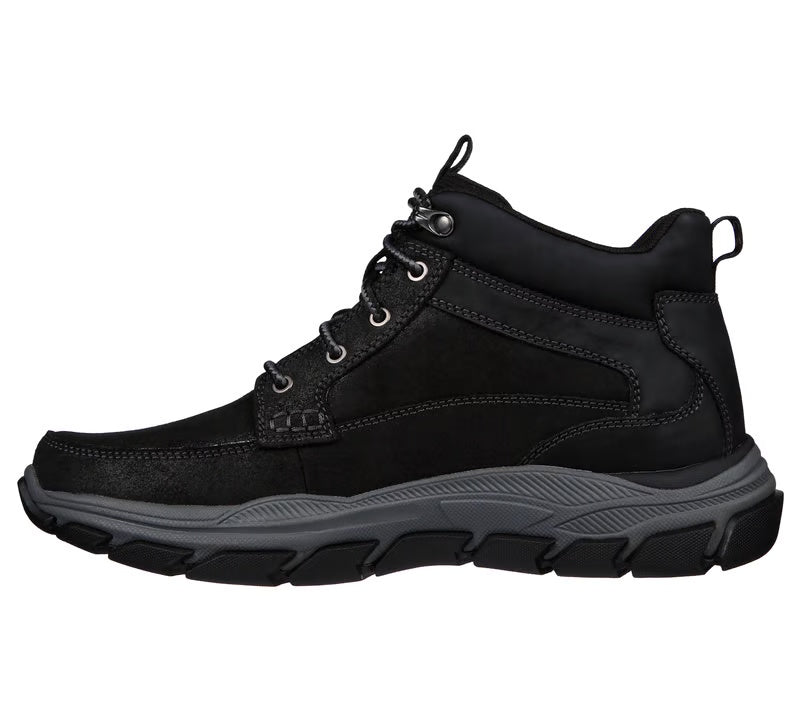 Skechers Men's Relaxed Fit Respected Boswell Hiking Boots - Black