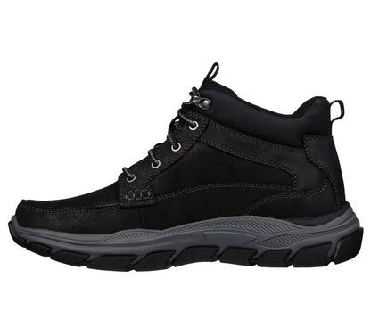 Skechers Men's Relaxed Fit Respected Boswell Hiking Boots - Black