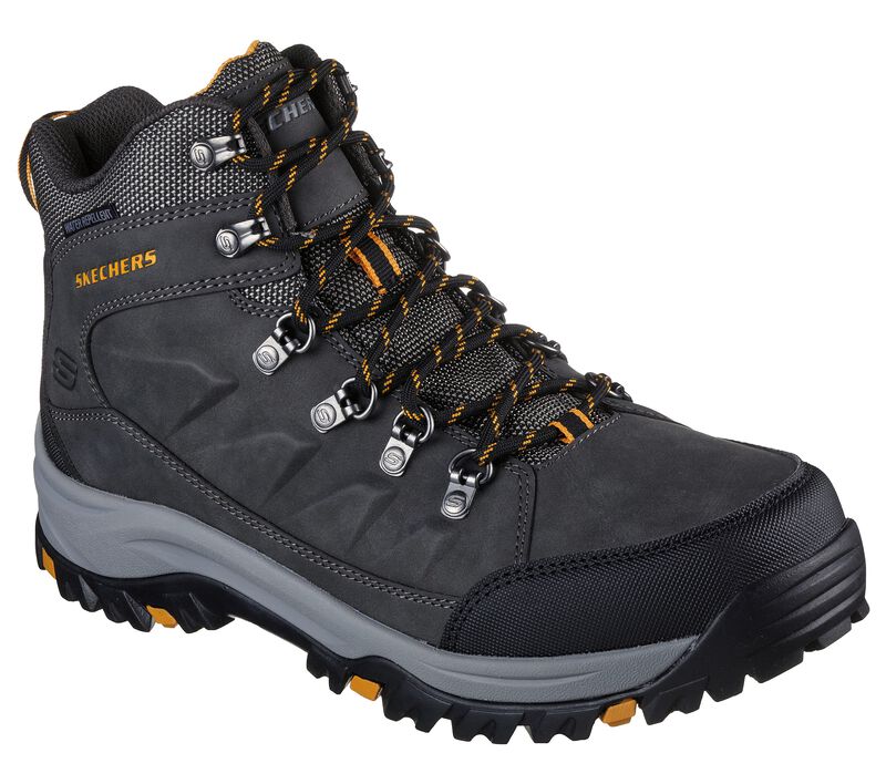 Skechers Men's Relaxed Fit Relment Daggett Hiking Boots - Charcoal