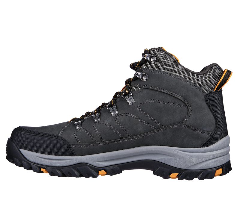 Skechers Men's Relaxed Fit Relment Daggett Hiking Boots - Charcoal