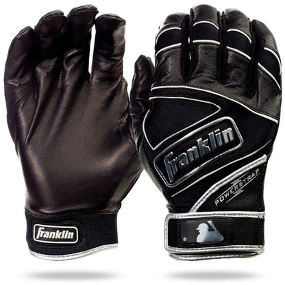 Franklin Men's Powerstrap Chrome Batting Gloves