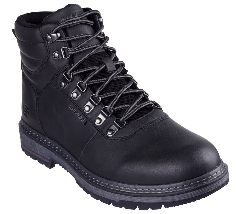 Skechers Mens Waterproof Relaxed Fit Corado Jaxx Boots