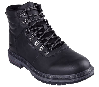 Skechers Mens Waterproof Relaxed Fit Corado Jaxx Boots
