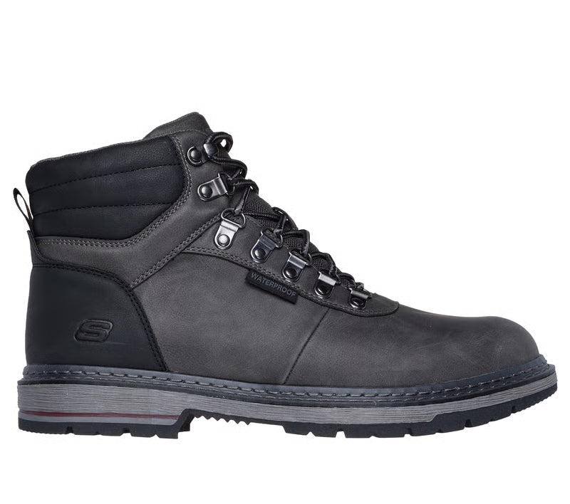 Skechers Mens Waterproof Relaxed Fit Corado Jaxx Boots