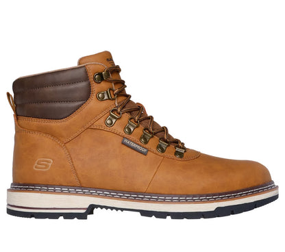 Skechers Mens Waterproof Relaxed Fit Corado Jaxx Boots