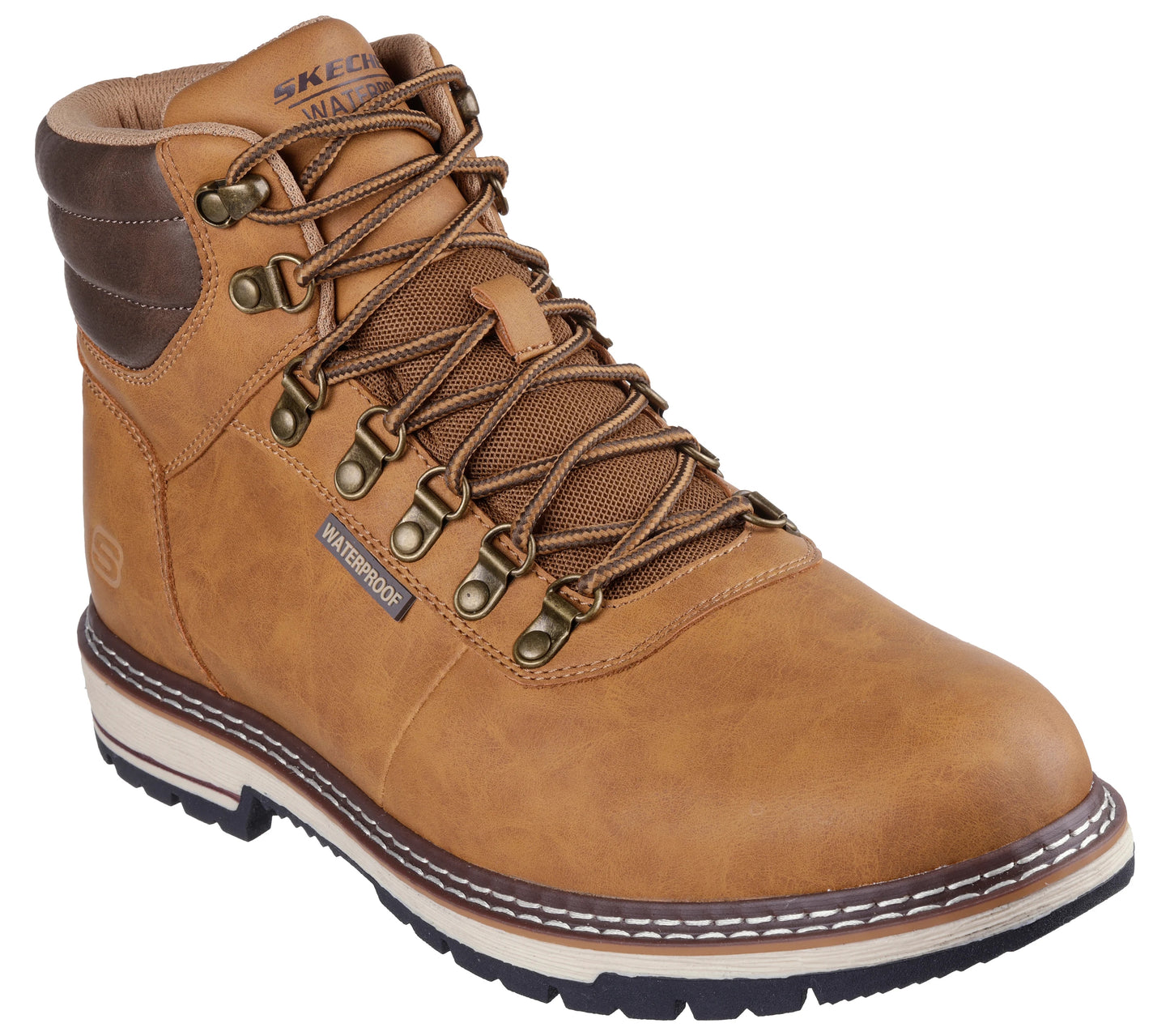 Skechers Mens Waterproof Relaxed Fit Corado Jaxx Boots