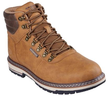 Skechers Mens Waterproof Relaxed Fit Corado Jaxx Boots