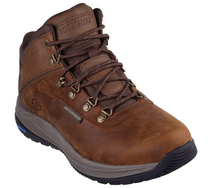Skechers Men's Slip-ins Waterproof Relaxed Fit Meroe Pikeman Boots