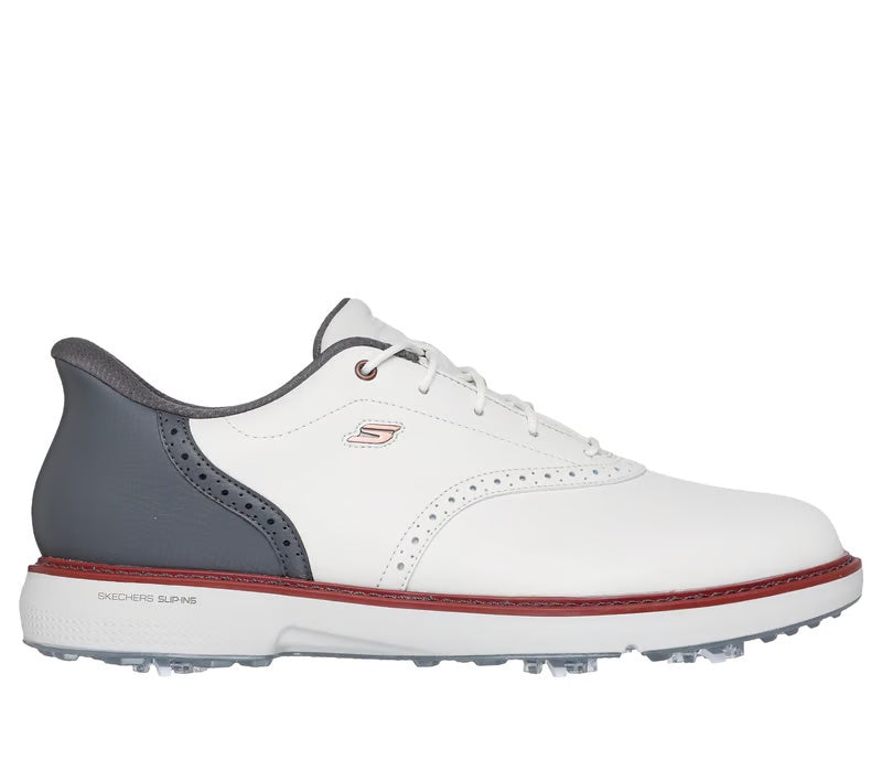 Skechers Men's GO GOLF Prestige Slip-Ins Golf Shoes - Natural/Gray