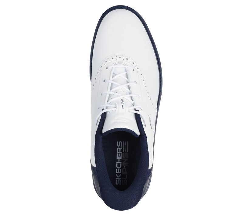 Skechers Men's GO GOLF Prestige Slip-Ins Golf Shoes - White/Navy