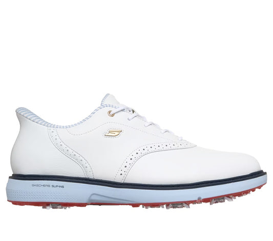 Skechers Men's GO GOLF Prestige Slip-Ins Golf Shoes - White/Navy/Red