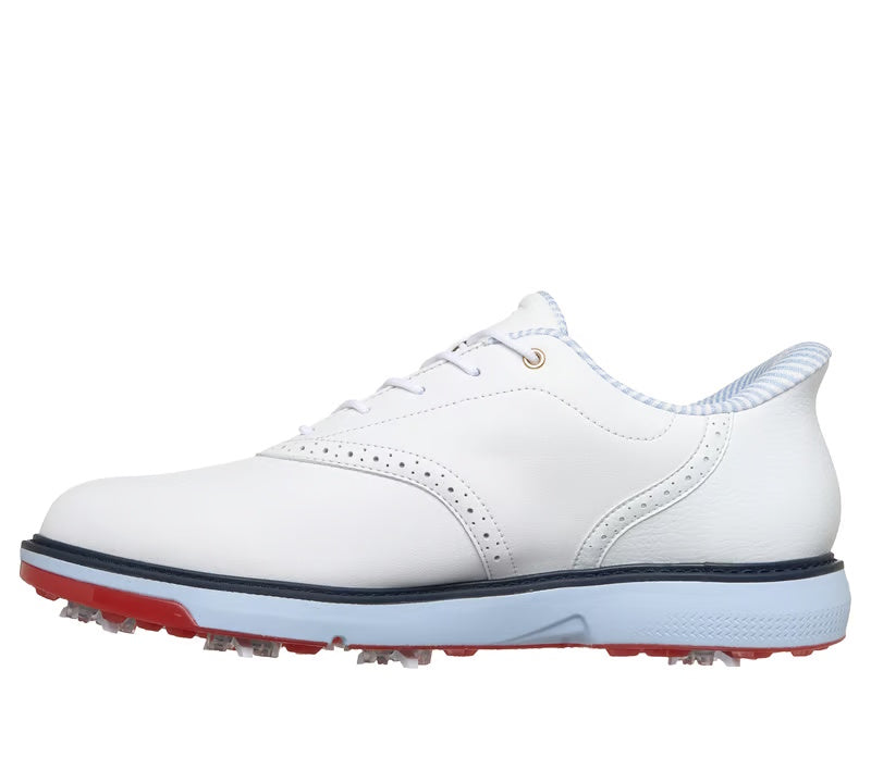 Skechers Men's GO GOLF Prestige Slip-Ins Golf Shoes - White/Navy/Red
