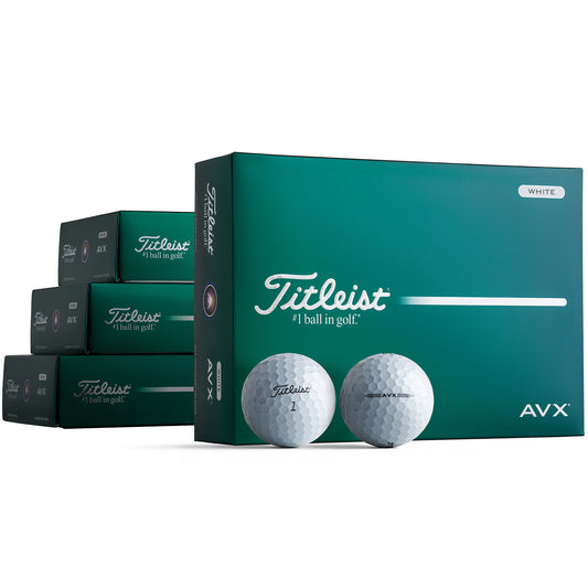 Titleist 2026 AVX White Golf Balls - Buy 3 Dozen, Get 1 Dozen Free