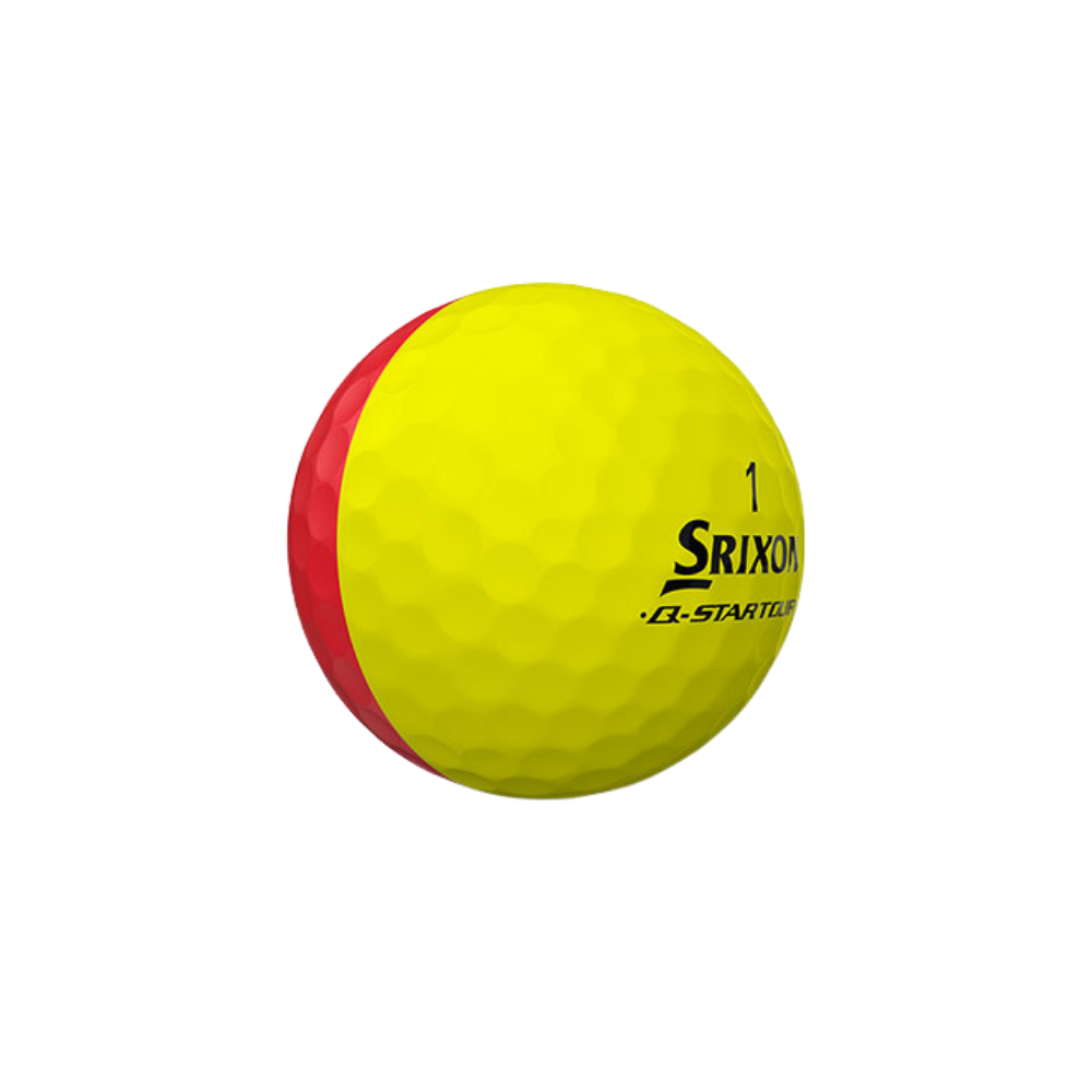 Srixon 2026 Q-Star Tour 6 Divide Golf Balls Yellow/Red (1 Dozen)