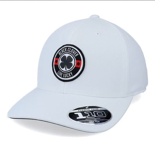 Black Clover Men's High Roller 3 Snapback Hat Woven Patch