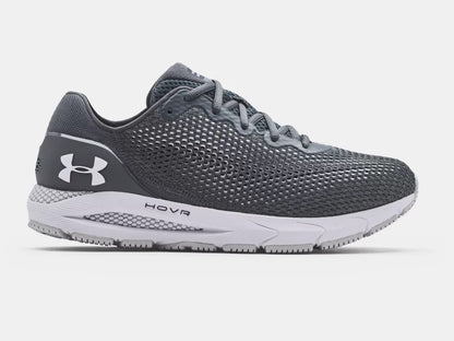 Under Armour HOVR Sonic 4 Running Shoe Sneaker 3023543-104 Pitch Gray/White