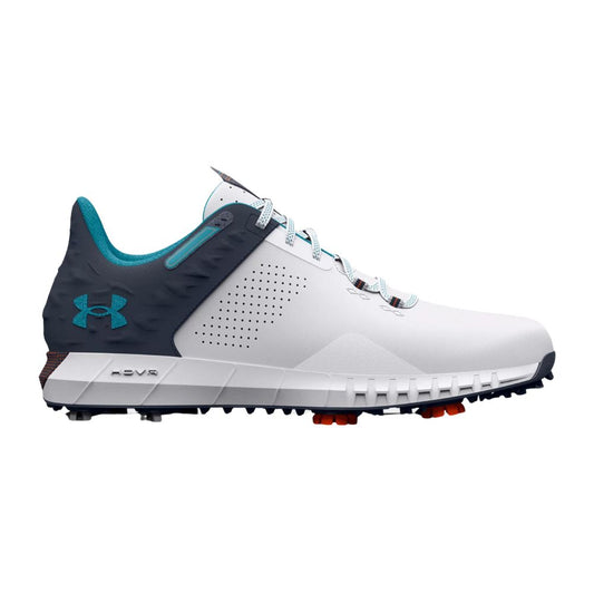 Under Armour Men's UA HOVR Drive 2 Wide Golf Shoes - White/Gray/Blue