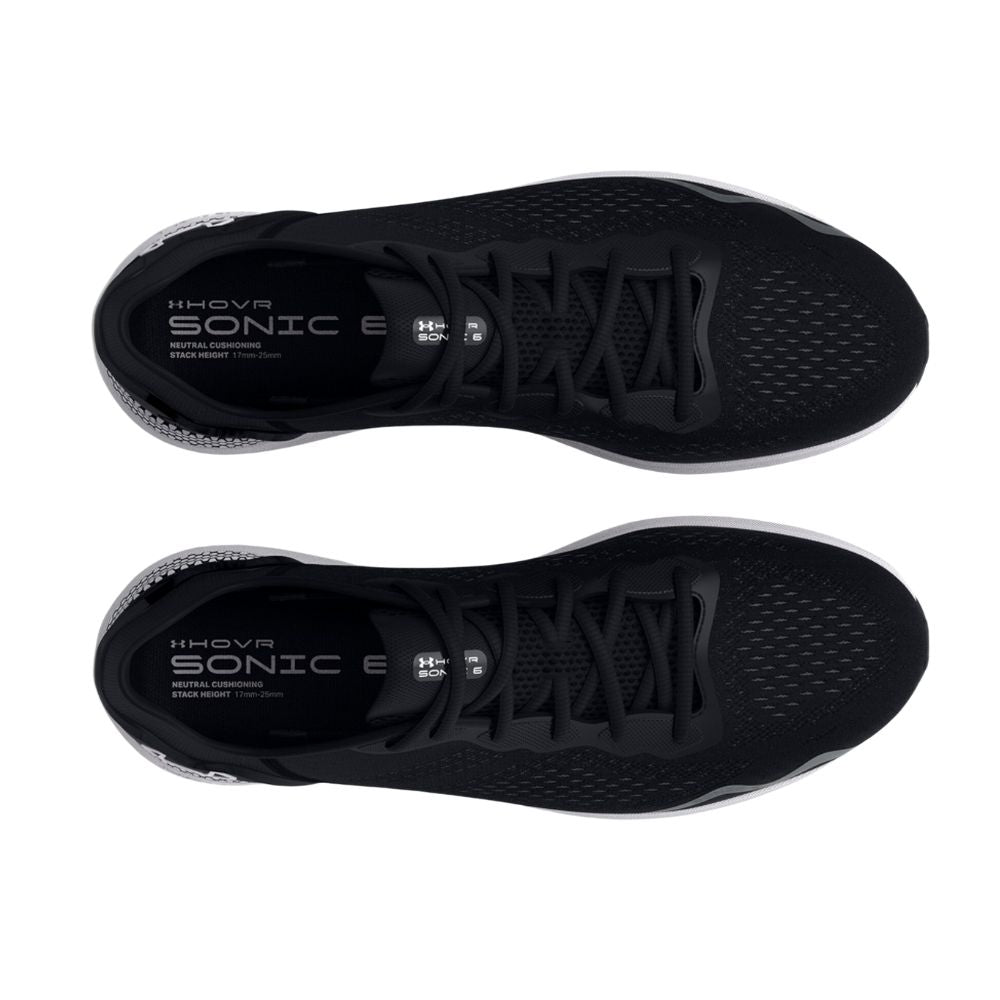 Under Armour Men's HOVR Sonic 6 Running Shoes - Black/White