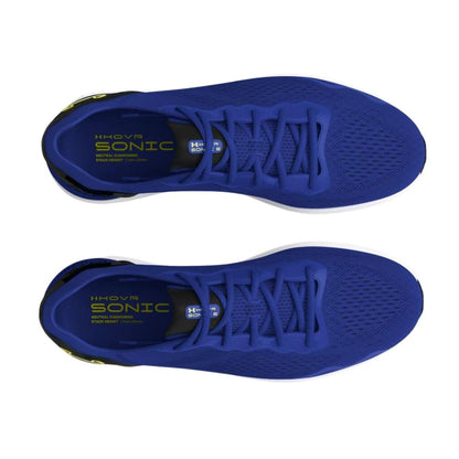 Under Armour Men's HOVR Sonic 6 Running Shoes - Blue/Black/Lime Yellow