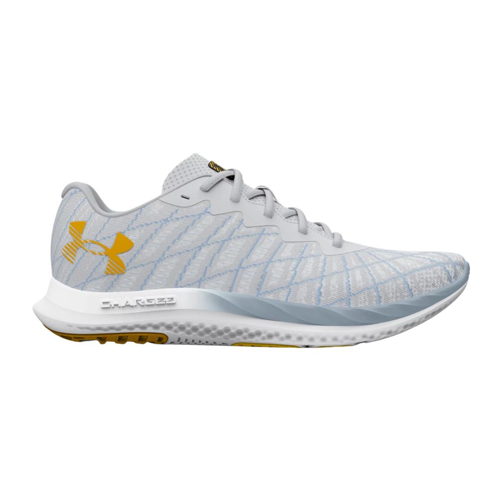 Under Armour Men's Charged Breeze 2 Running Shoes - Halo Gray/Blue/Gold