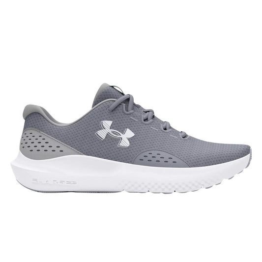 Under Armour Men's UA Charged Surge 4 Running Shoe - Steel/Mod Gray/White
