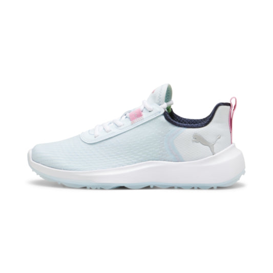 Puma Women's FUSION CRUSH SPORT Spikeless Golf Shoe - Icy Blue/Pink Icing
