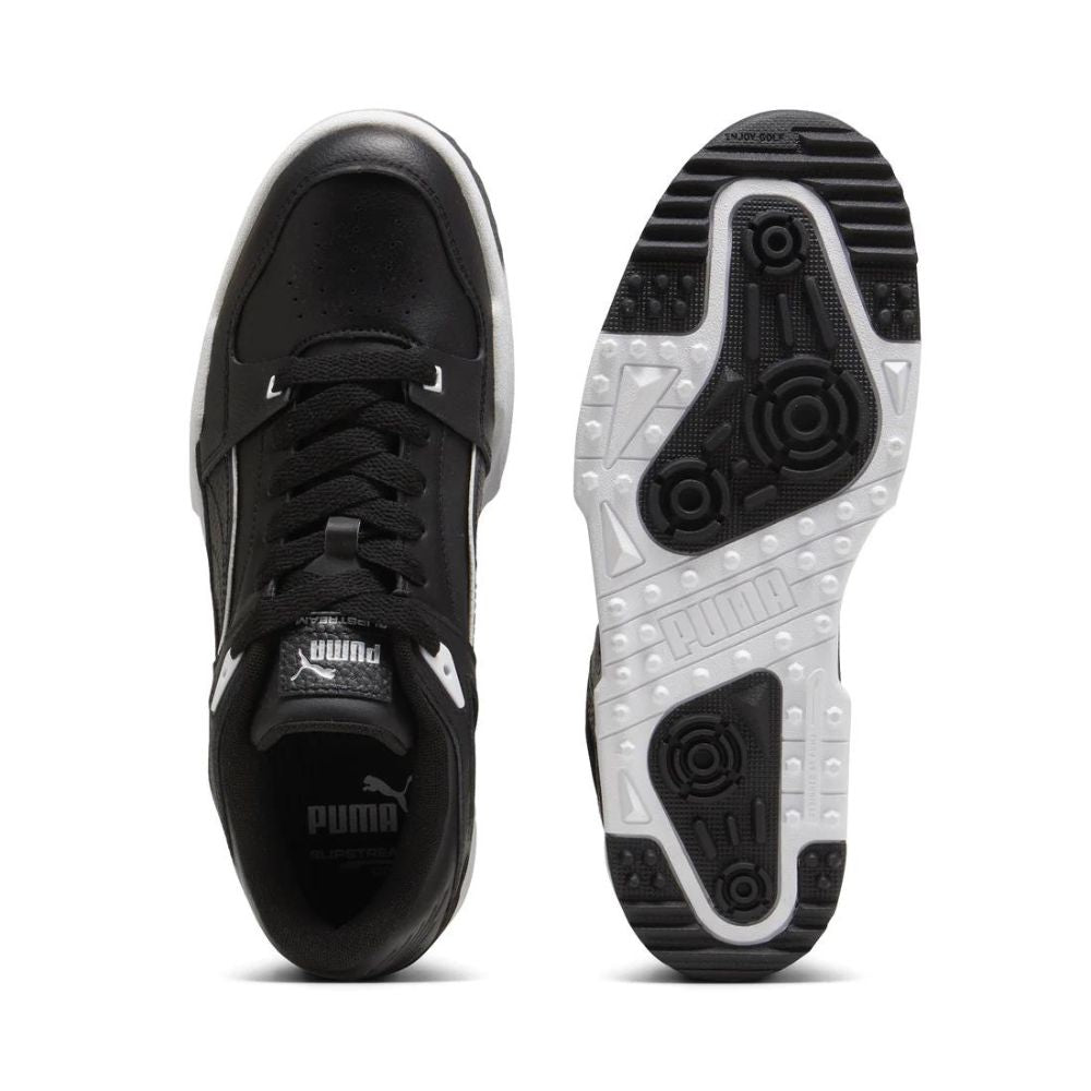 Puma Men's SLIPSTREAM G Spikeless Golf Shoes - Puma Black/Puma White