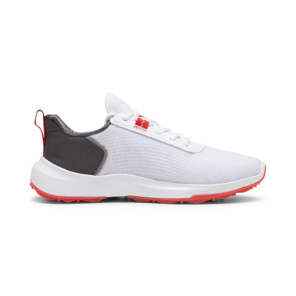 Puma Men's FUSION CRUSH SPORT Spikeless Golf Shoes - Puma White/Dark Coal