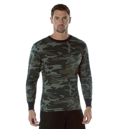 Rothco Men's Long Sleeve Color Camo T-Shirt