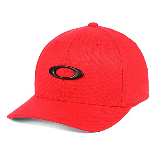 Oakley Men's Tin Can Carbon Fiber Stretch Fitted Hat