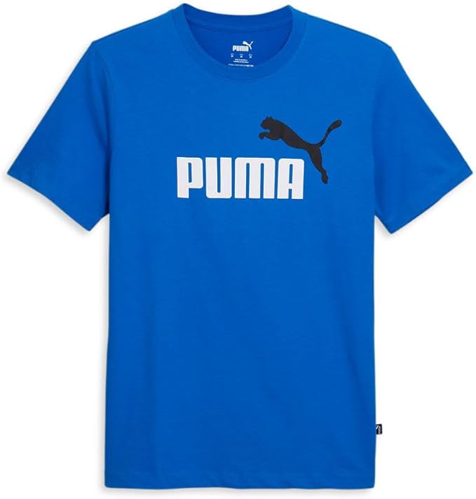 Puma Men's Essentials 2 Color Logo Tee