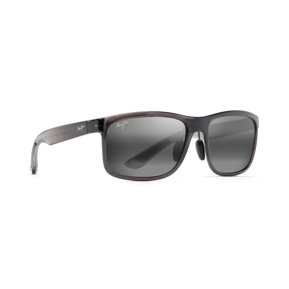 Maui Jim Huelo Polarized Sunglasses Translucent Grey Frame Neutral Grey Lens