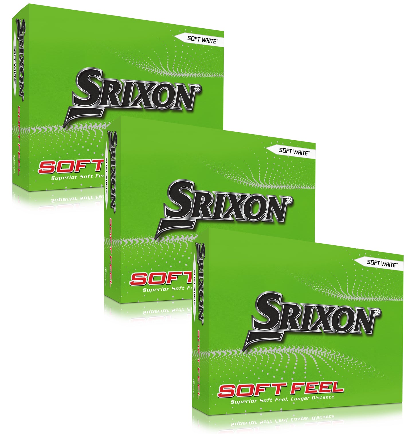 Srixon Soft Feel 13 White Golf Balls (Buy 2 Get 1 Free)