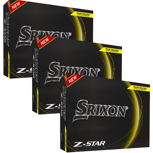 Srixon Z-Star 8 Tour Yellow Golf Balls (Buy 2 Get 1 Free)