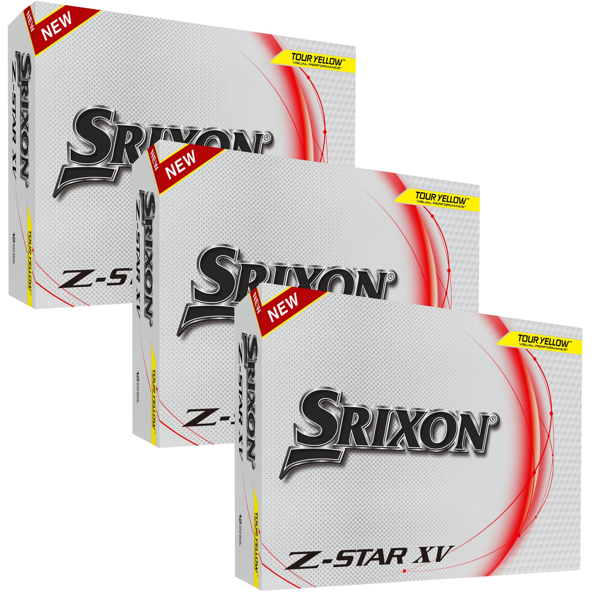 Srixon Z-Star XV 8 Tour Yellow Golf Balls (Buy 2 Get 1 Free)