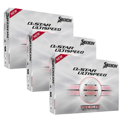 Srixon 2026 Q-Star Ultispeed Track Golf Balls White - Buy 2 Dozen, Get 1 Free
