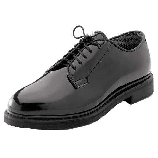 Rothco Men's Uniform Hi-Gloss Oxford Dress Shoe - Black