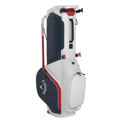 Callaway Fairway C Stand Golf Bag - White/Navy Hounds/Red