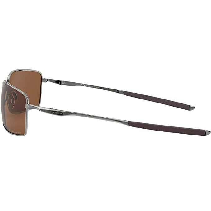 Oakley Square Wired Sunglasses Tungsten Frame Prizm Tungsten Polarized Lens