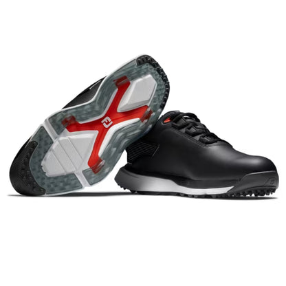 FootJoy Mens Pro/SLX Spikeless Laced Shoes - Black/White/Gray