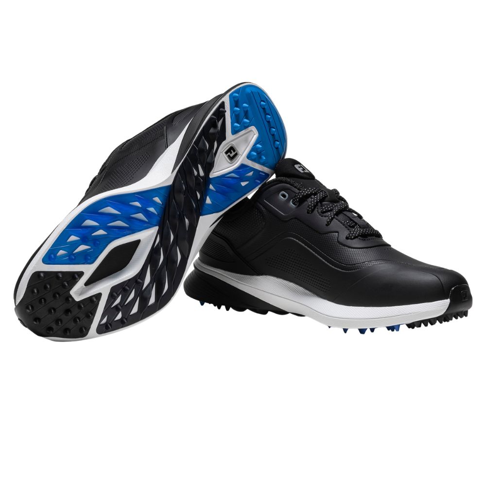 FootJoy Mens Pro/SL Spikeless Golf Shoes - 56947 Black/White/Grey