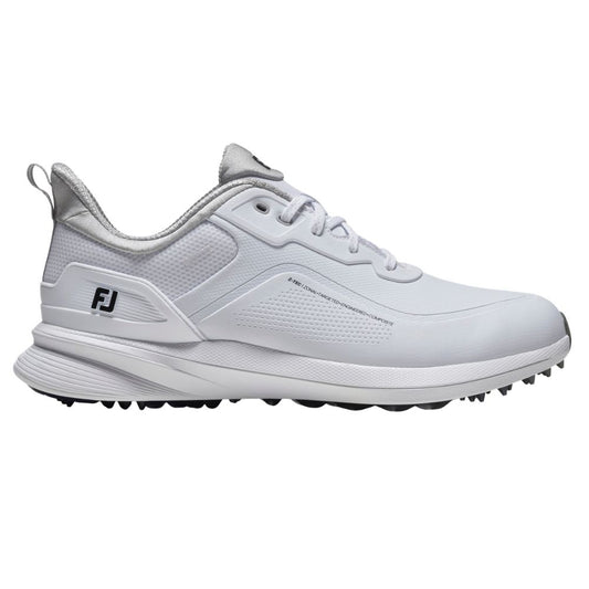 FootJoy Mens Pro/SL Spikeless Golf Shoes - 56951 - White/Grey