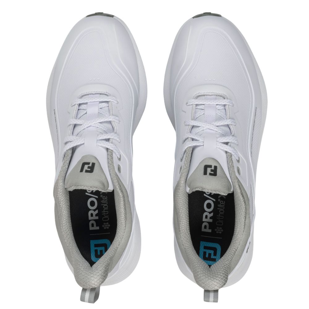 FootJoy Mens Pro/SL Spikeless Golf Shoes - 56951 - White/Grey
