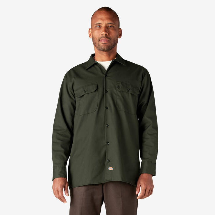 Dickies Men's Long Sleeve Work Shirt