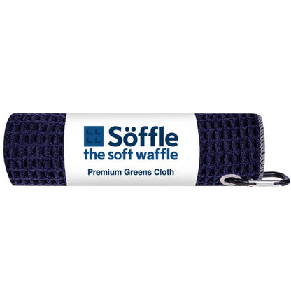 Soffle Microfiber Waffle Golf Towel w/ Clip 16" x 16"