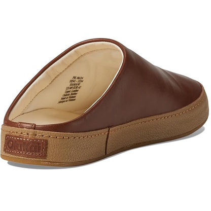OLUKAI Men's Hamani Premium Leather Slippers