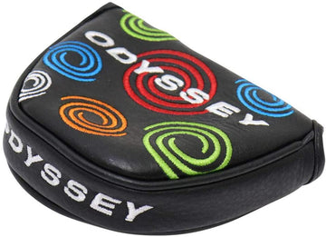 ODYSSEY GOLF TOUR SUPER SWIRL LEATHER MALLET PUTTER HEADCOVER