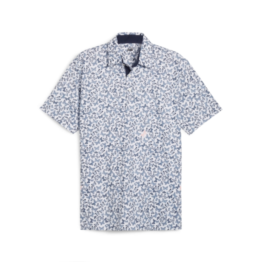 Puma Men's Cloudspun Butterflies Golf Polo