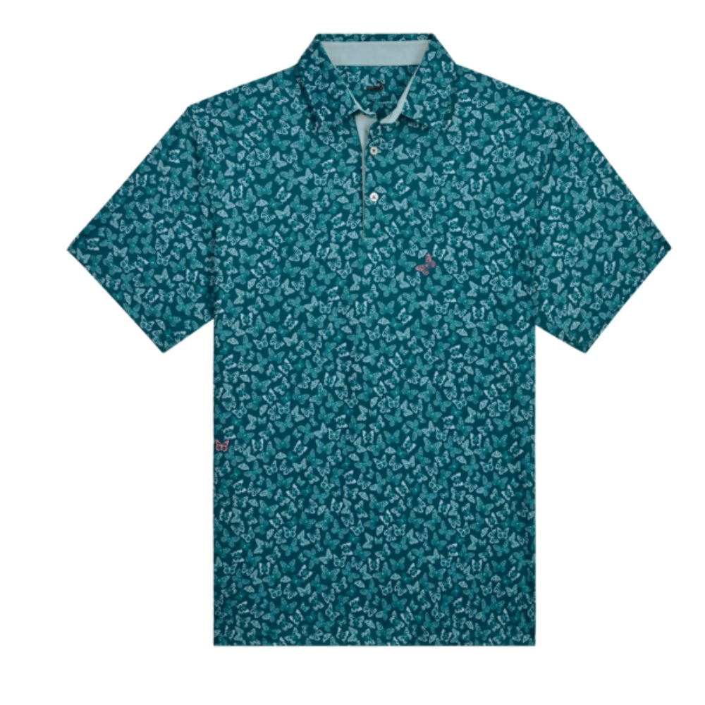 Puma Men's Cloudspun Butterflies Golf Polo