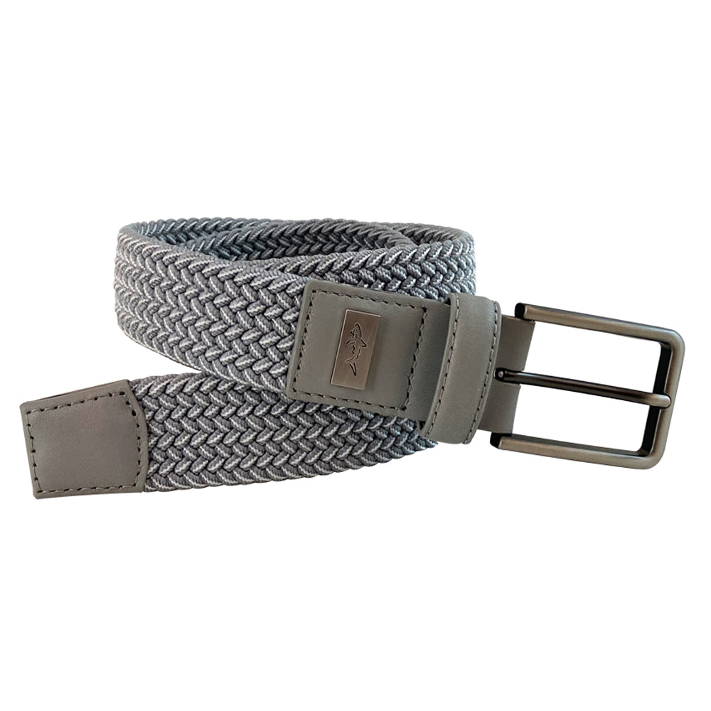 Plait Stretch Belt - Grey - Belts - GAZMAN